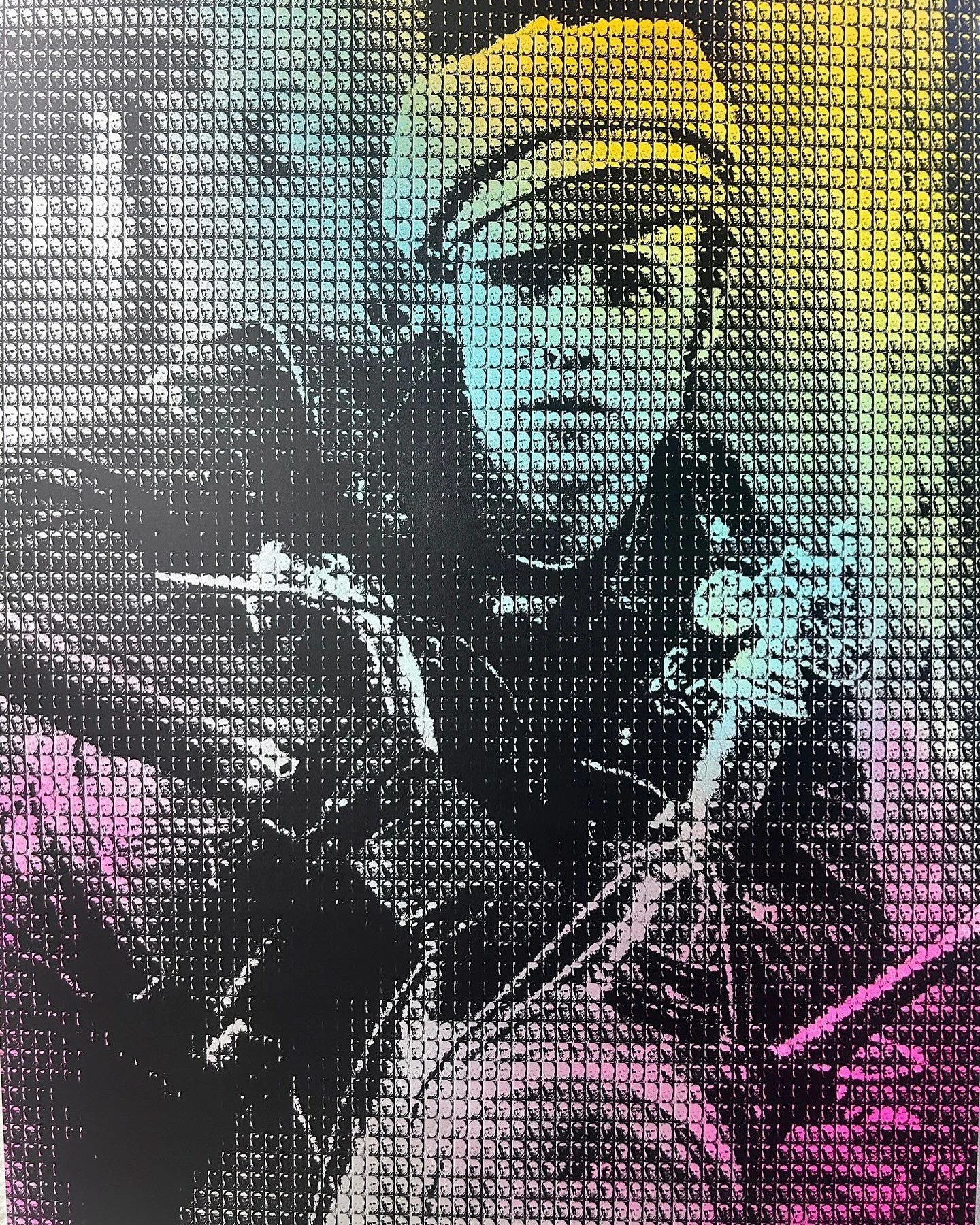 &ldquo;Marlon Brando&rdquo;
100 x 130 cm
Spray paint and silkscreen on screen-print panel
Artist: Maximilian Wiedemann
Inquire for price