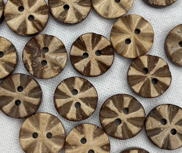 Pinwheel Coconut Buttons