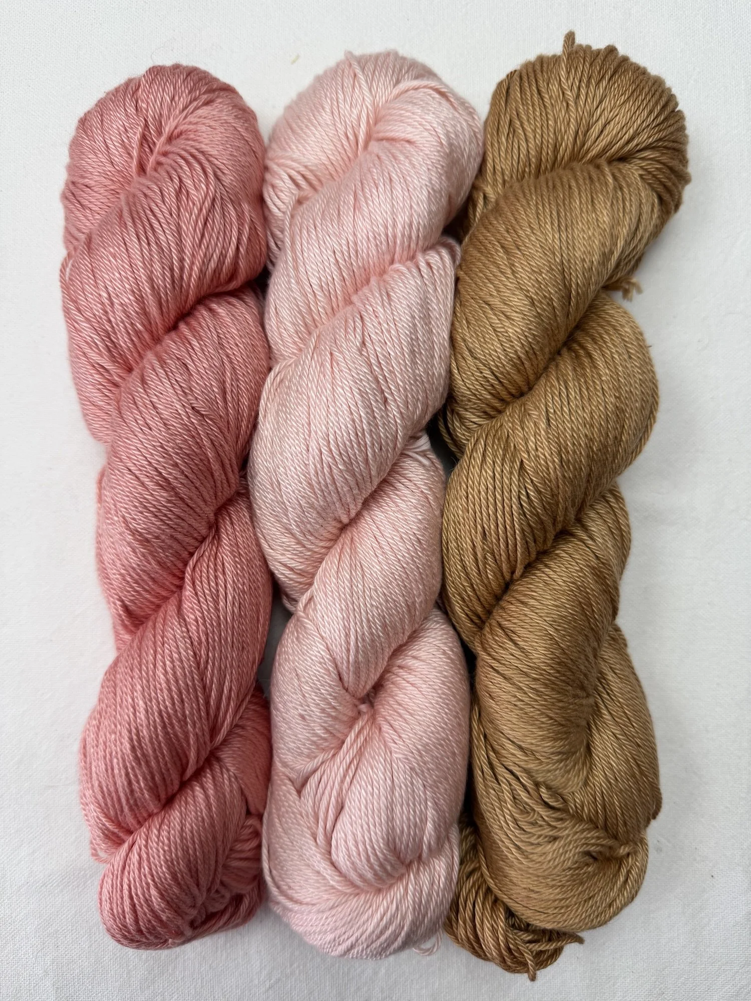 Botanically dyed pima cotton trio- DISCONTINUED