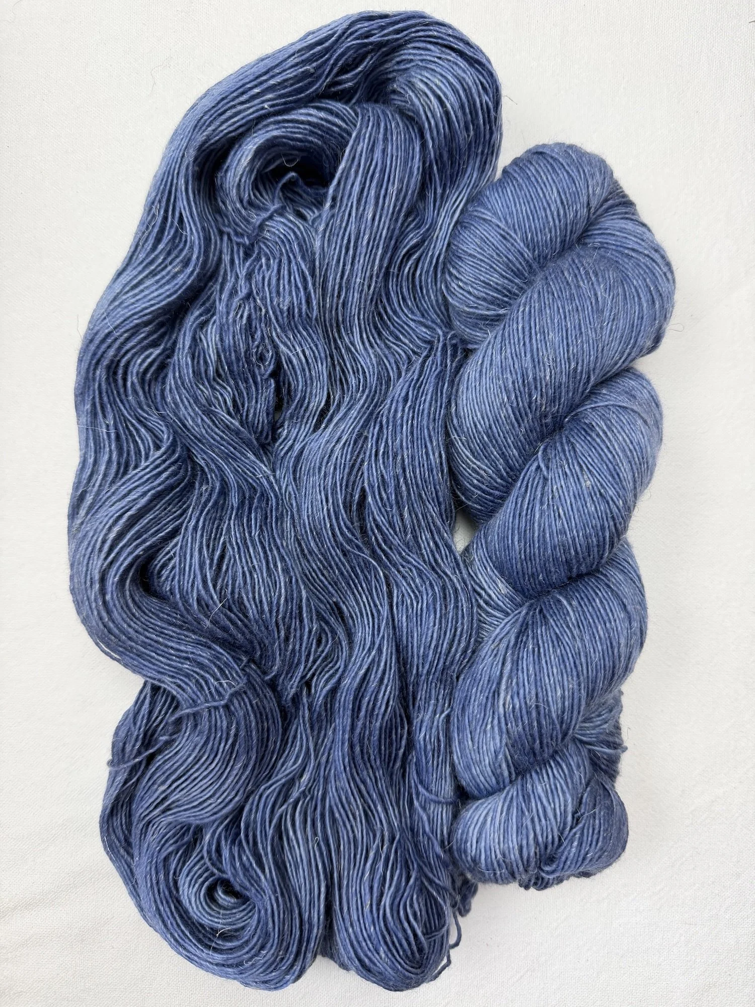 Blue Whale- Merino Linen