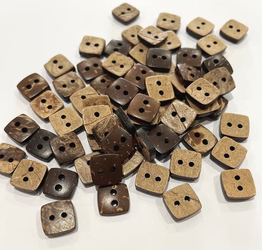 Small Square Buttons