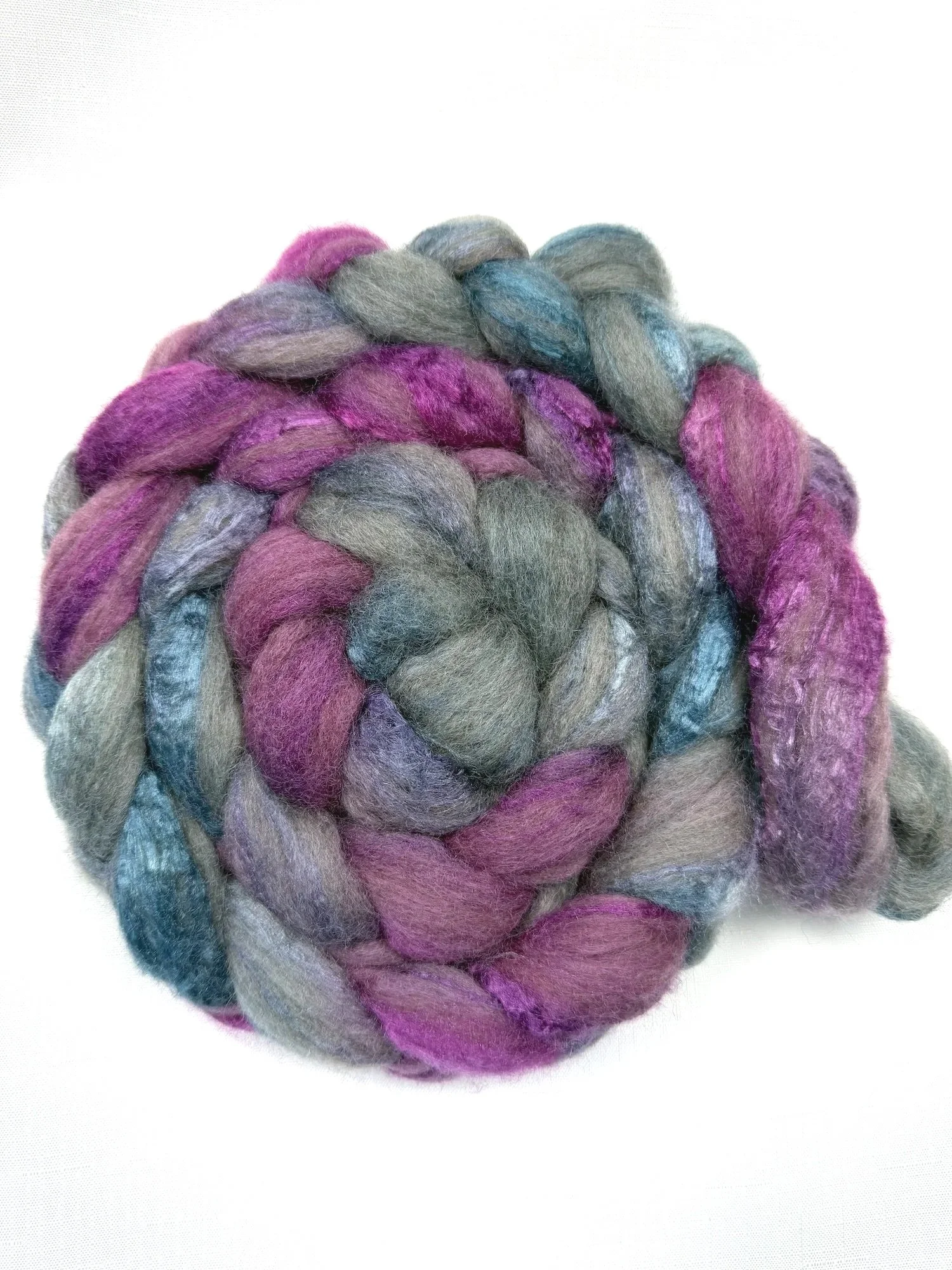 Purple-crowned Fairywren Corriedale Tussah Silk
