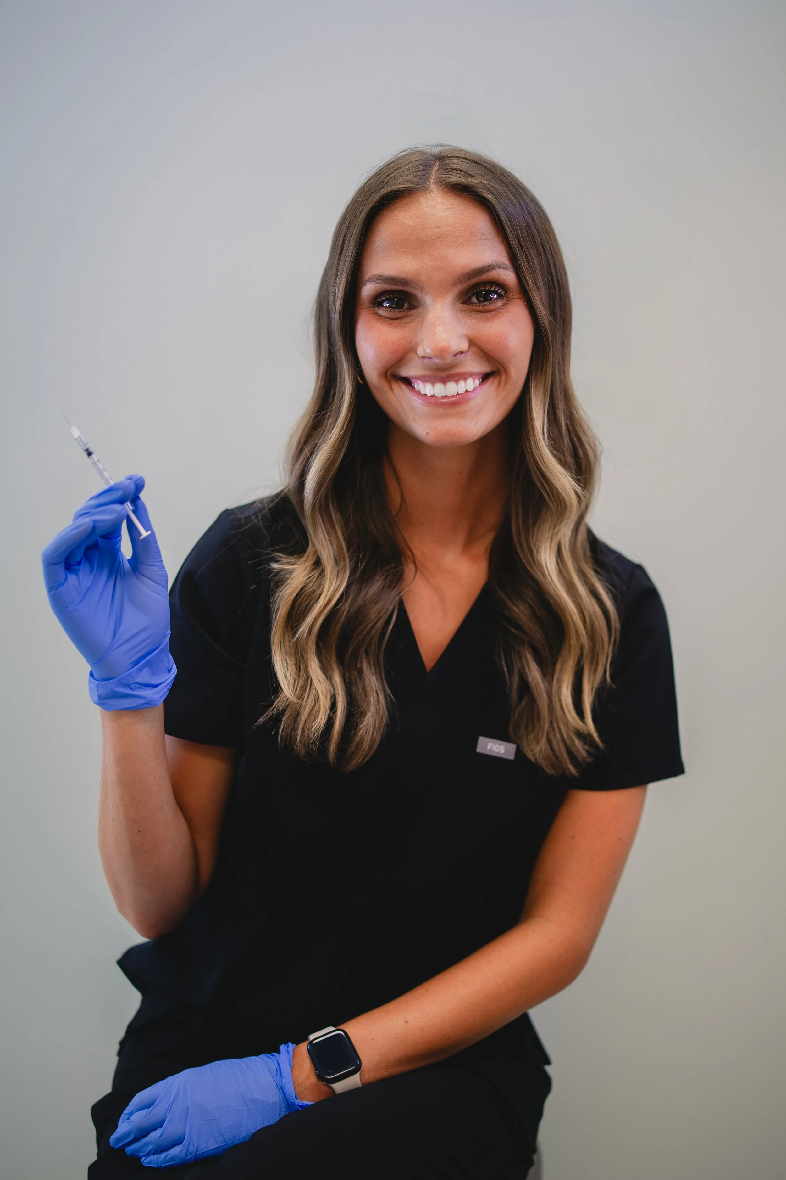 Nurse providing lip filler and botox at Magnolia Clinic in Martin TN