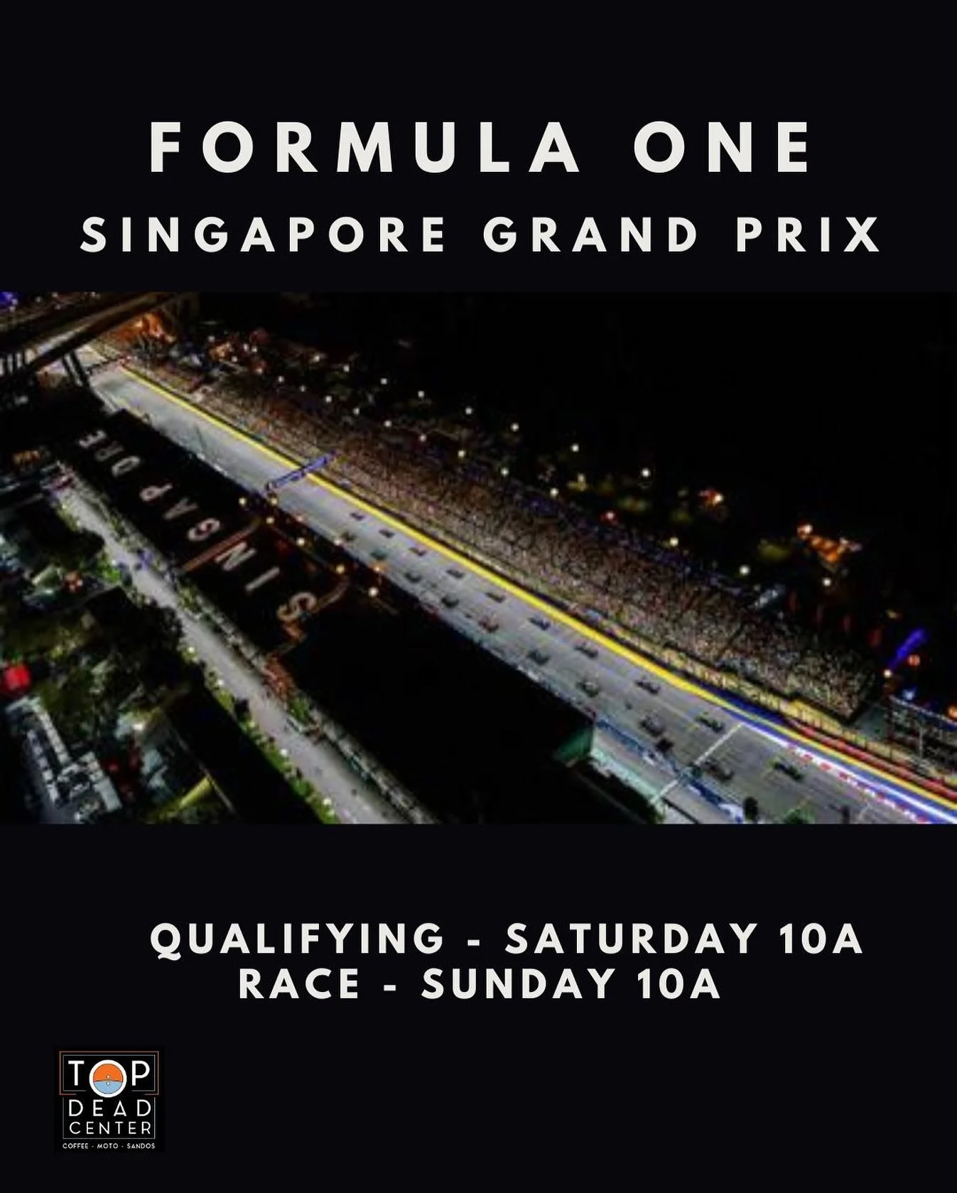 F1 Singapore - Saturday/Sunday at 10:30a
REPLAY, no spoilers. 

Breakfast  Burritos are here. 

#f1 #f1seattle #f12025