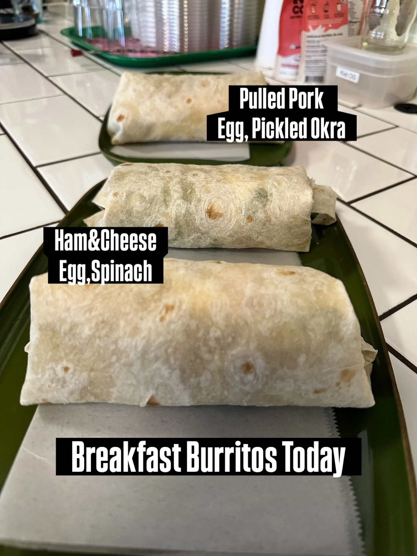 Big Fat Brekky Burritos are good for you. 

#seattleweekend #seattlebreakfast #breakfastburritos