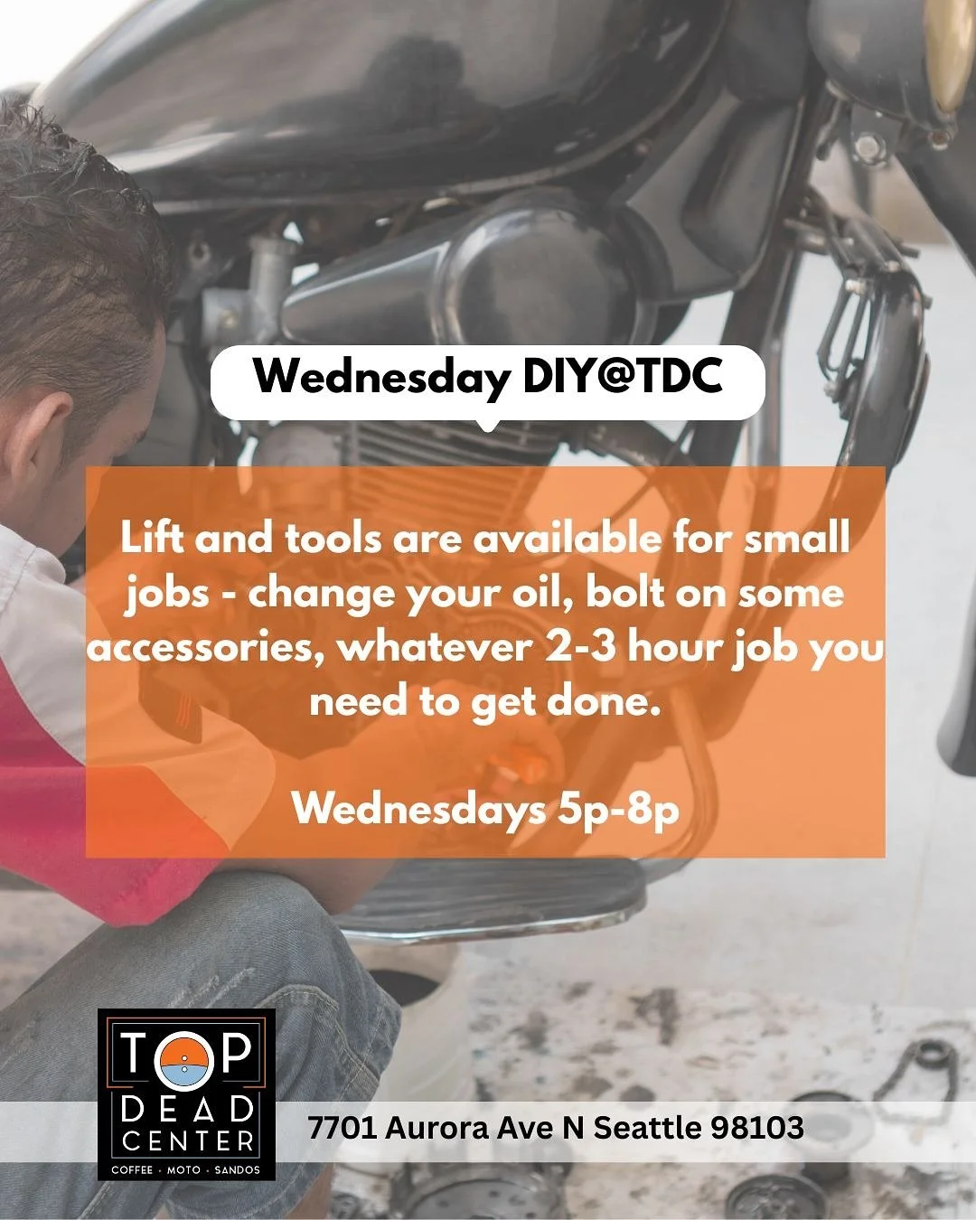 Fall/Winter events are on. Some special workshops and clinics on key days, but check out our weekly meet-ups Wed-Sat:

Wednesdays: DIY @ TDC
#changeyouroil

Thursdays: The Thursday Pivot
Weekly networking for professionals navigating what&rsquo;s nex