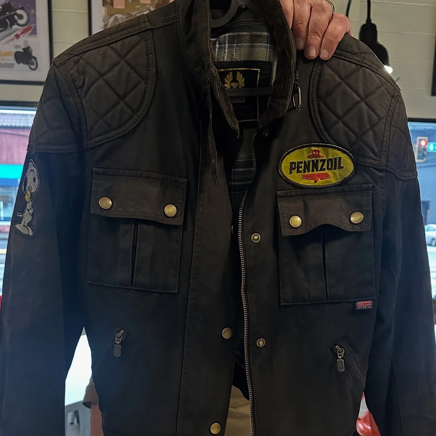 Bittersweet today - this beauty is going to its new home! Love this jacket, a very lucky ducky is going to rock it, I&rsquo;m sure.

#waxedleather
#belstaff #vintagemotorcyclegear #vintagemoto