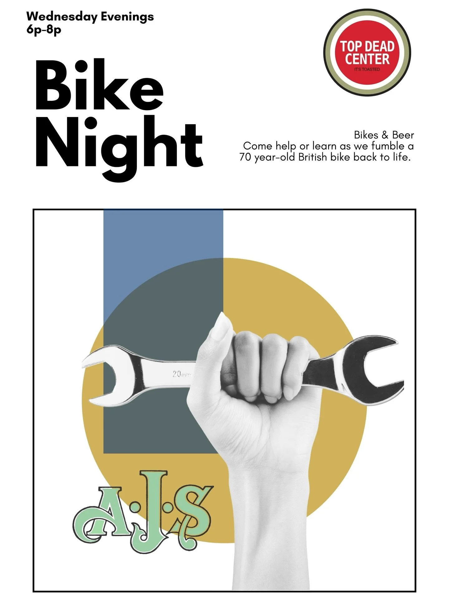 Got your week sorted for ya, mark your calendars. 

- Wednesdays: Bike Night
We&rsquo;re bringing a 70+ yr old #britishmotorcycle back to life. Come help or learn a thing or two. 

- Thursday 1/22: Traitors Murder Mystery 6p - SOLD OUT (watch for the