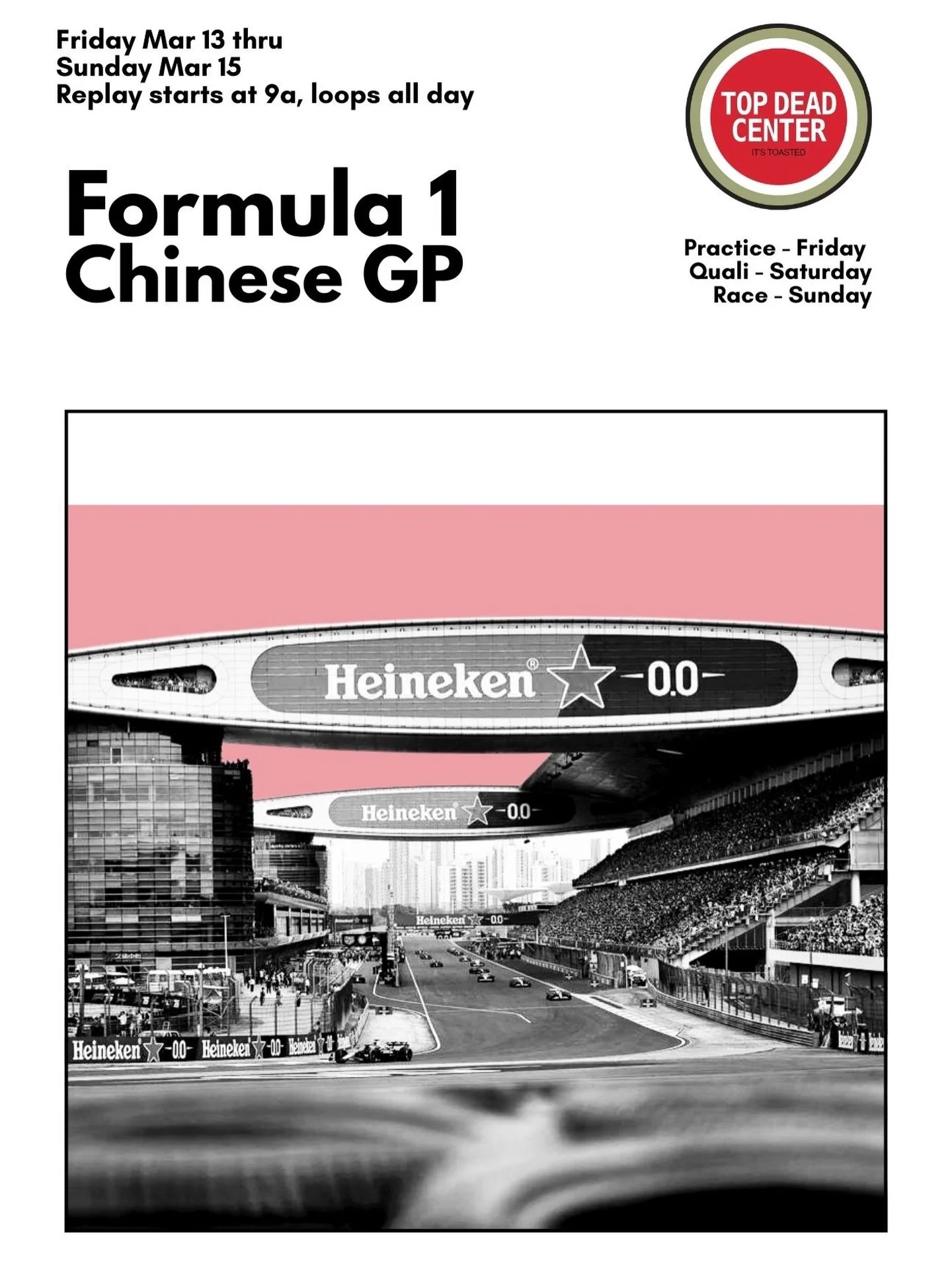 F1 China Grand Prix Fri-Sunday -
Practice, Quali and Race replays at 9:30 each day. 

#formula1seattle #f1seattle