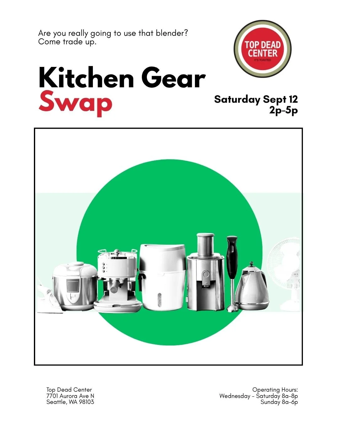 Saturday Swaps: Kitchen Gear