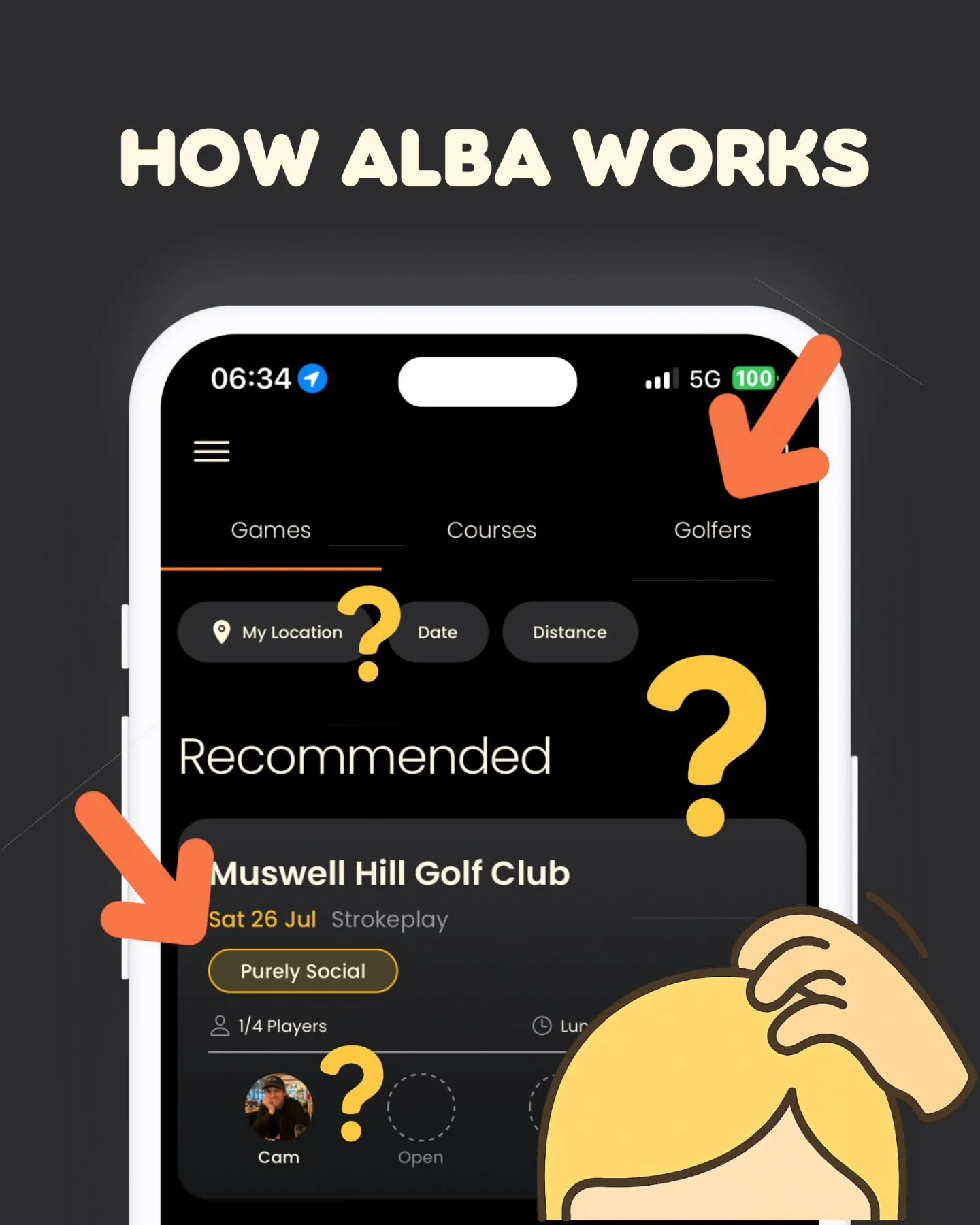 Quick tutorial on how to use Alba.

#findyourpeople #playyourway #feelathome #golf with alba #digitalclubhouse #golfapp