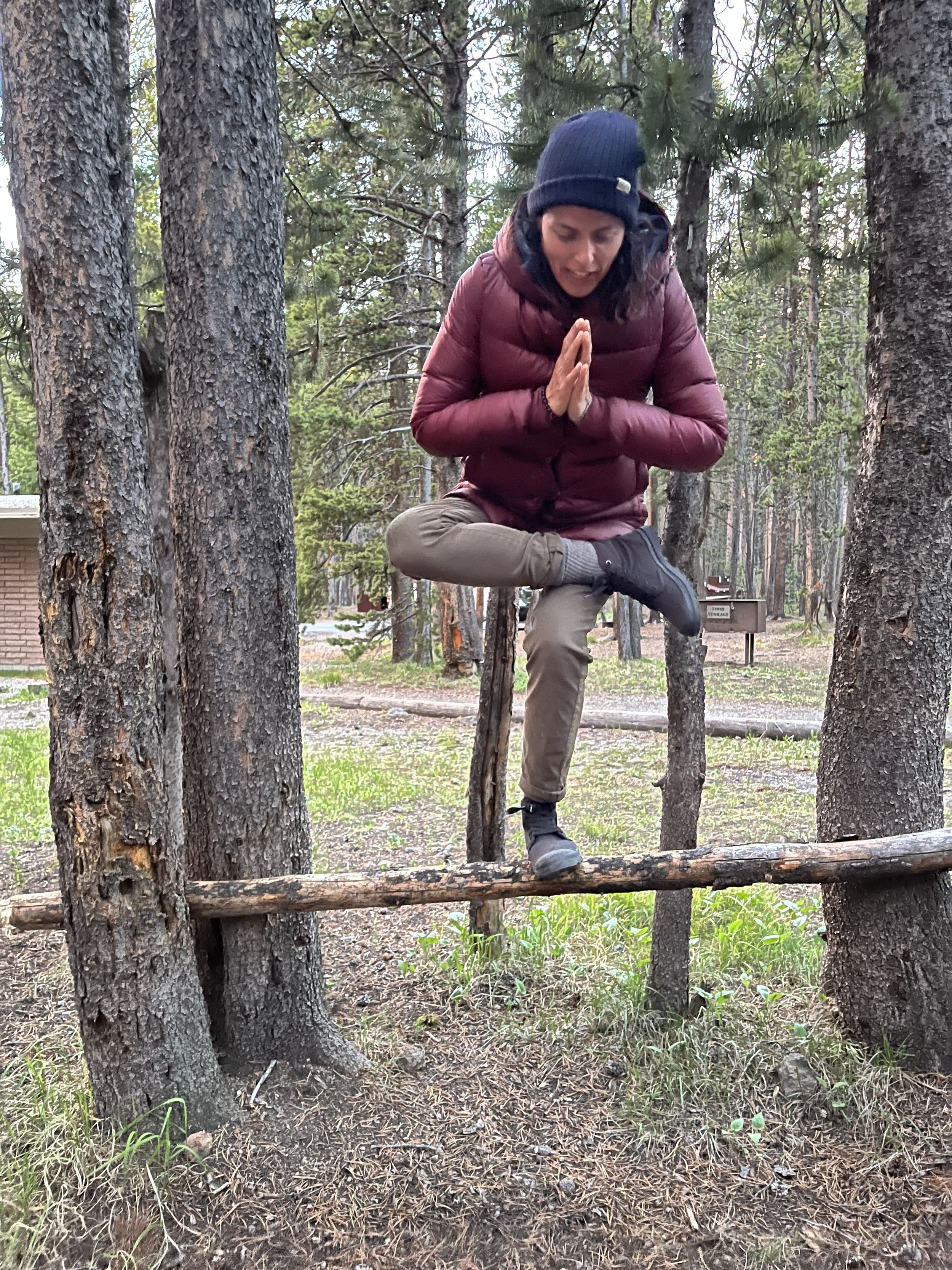 yogini is one with tree