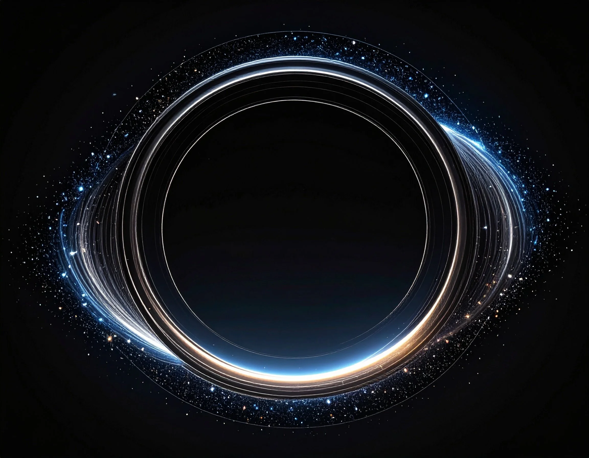 A person sits on a modern chair, dressed in casual attire with crossed legs, while another stands beside them in a formal white dress with a black flower accent. They're in a plain room with cardboard boxes in the background.