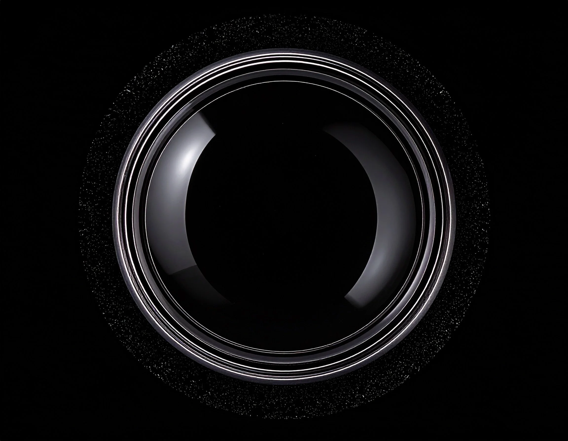 A metallic, liquid-like hand sculpture on a black background, appearing to melt or drip.