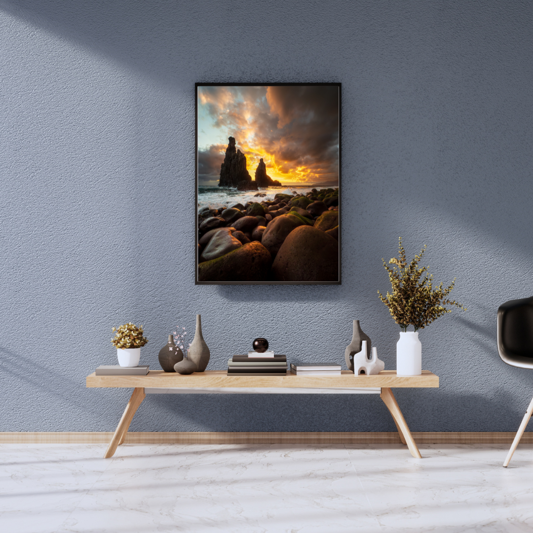 Grey 3D Wall Art Frame Instagram Post.png