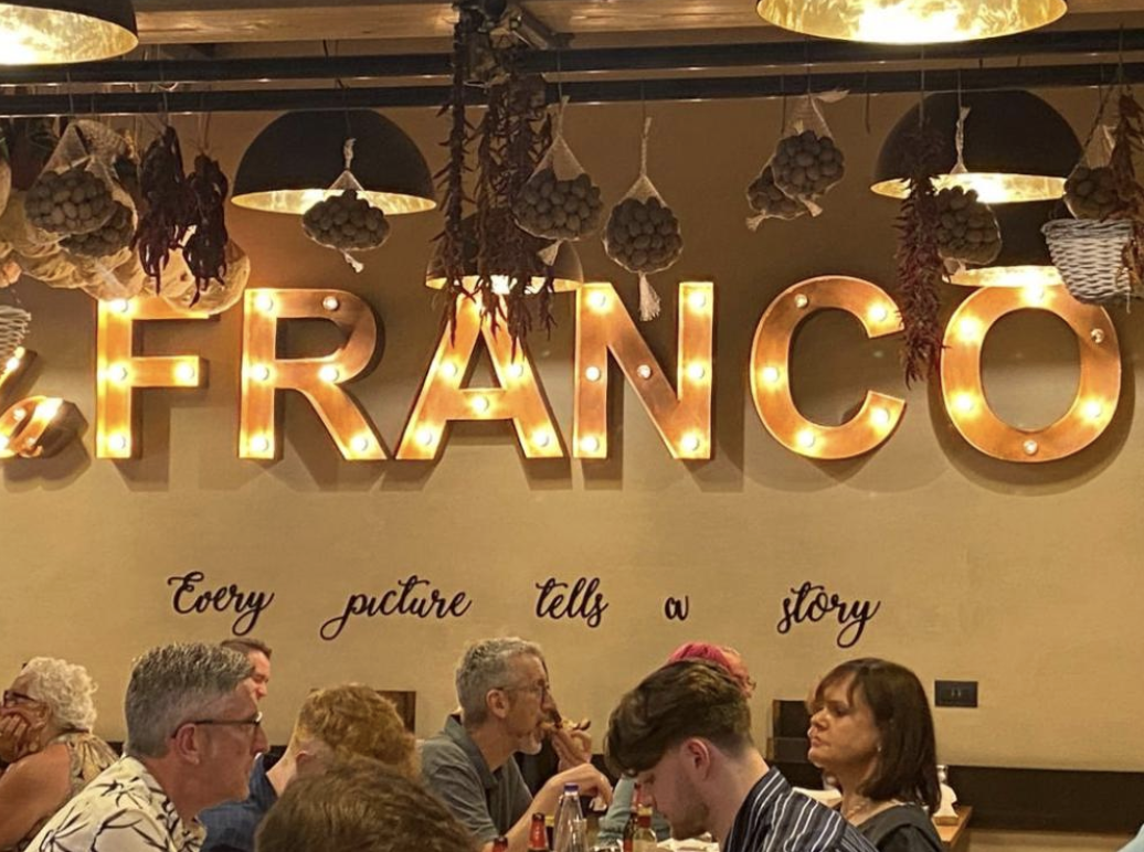 Getting a pizza the action