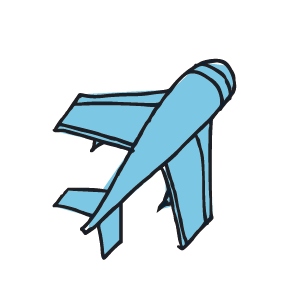 plane icon to signify leaving your job