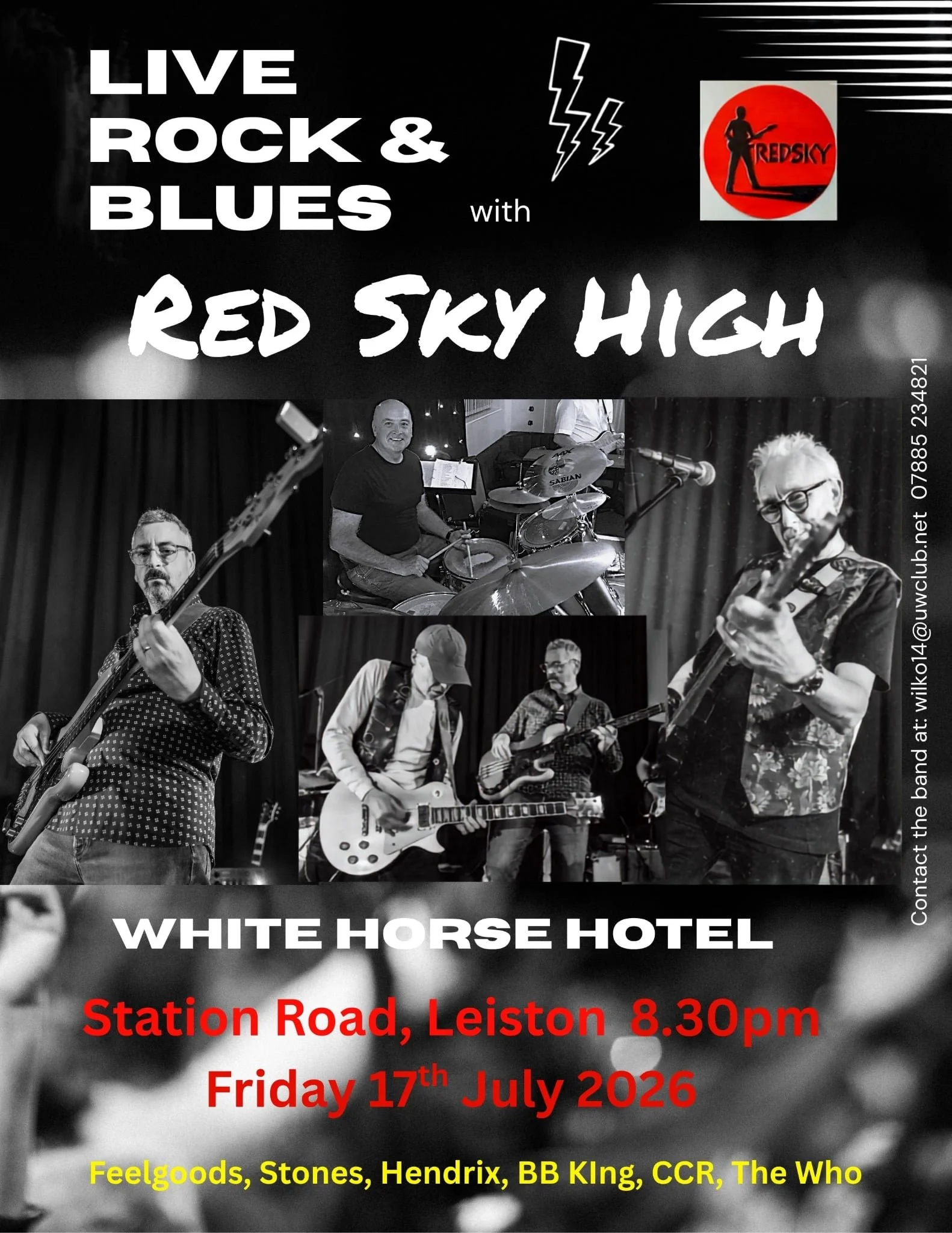another fantastic band for you all this Friday at @ the white horse hotel
