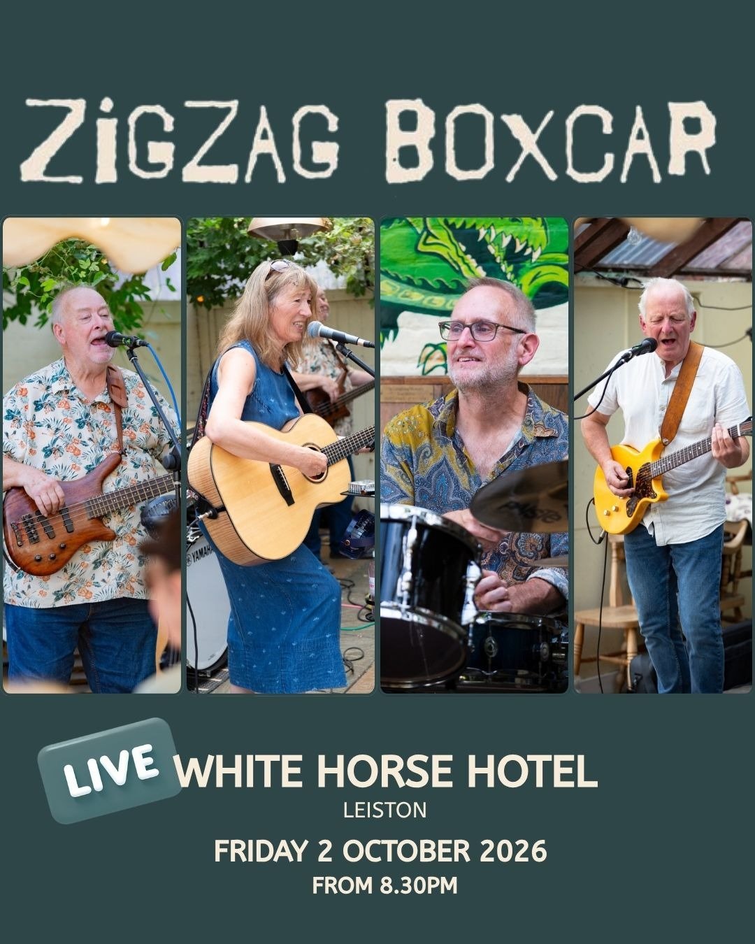 another fantastic local band for you all this Friday