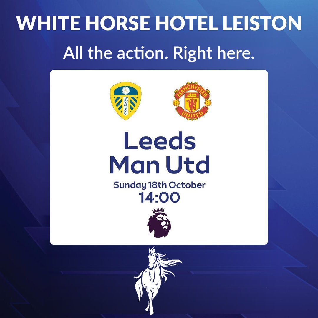 4 matches this Sunday across our bar and lounge! Open mic from 4pm-7pm in the bar too, so last match of the day will be available in the lounge only. 

⚽Leeds vs Man Utd - 2pm
⚽Brighton vs Palace - 2pm
⚽Bournemouth vs Sunderland - 2pm
⚽Forest vs Arse