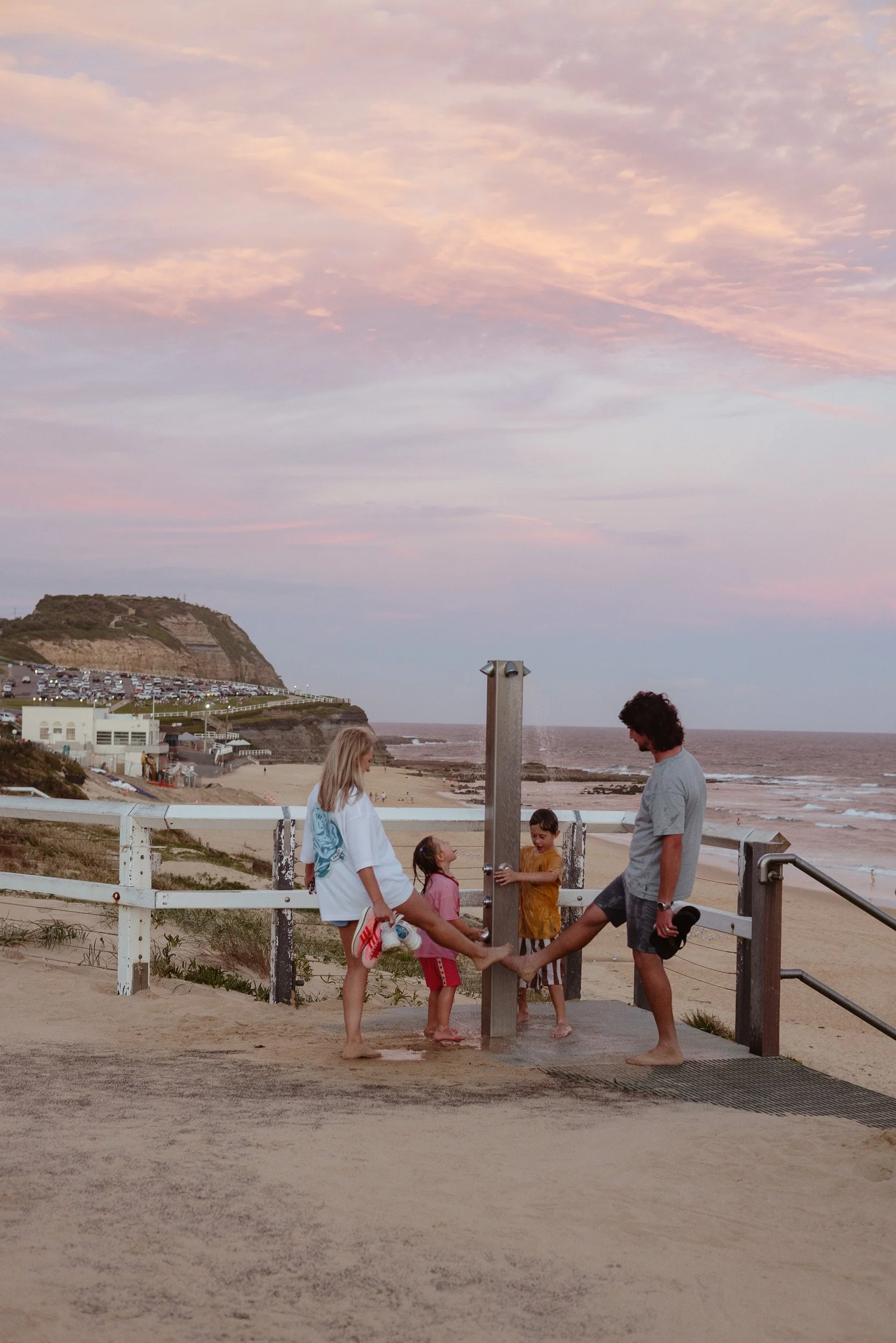 Heartfelt family moments at Merewether Beach Newcastle NSW by Daina Marie Photography