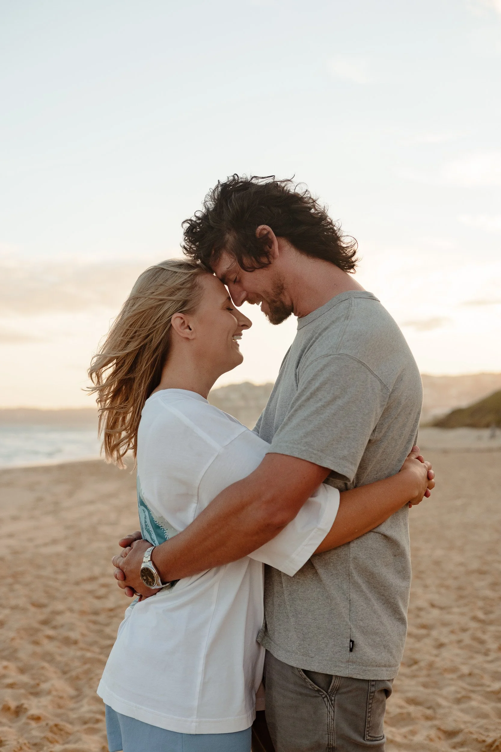 Heartfelt family moments at Merewether Beach Newcastle NSW by Daina Marie Photography