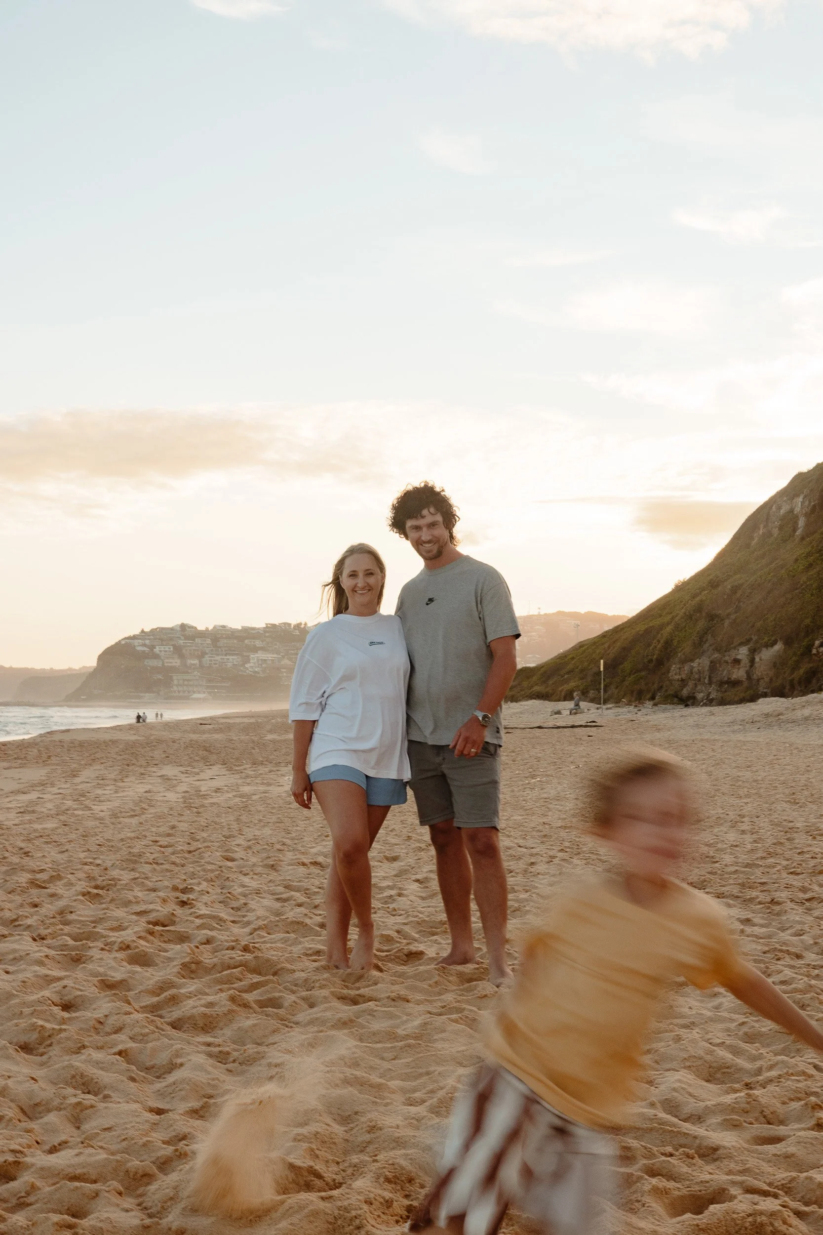 Heartfelt family moments at Merewether Beach Newcastle NSW by Daina Marie Photography