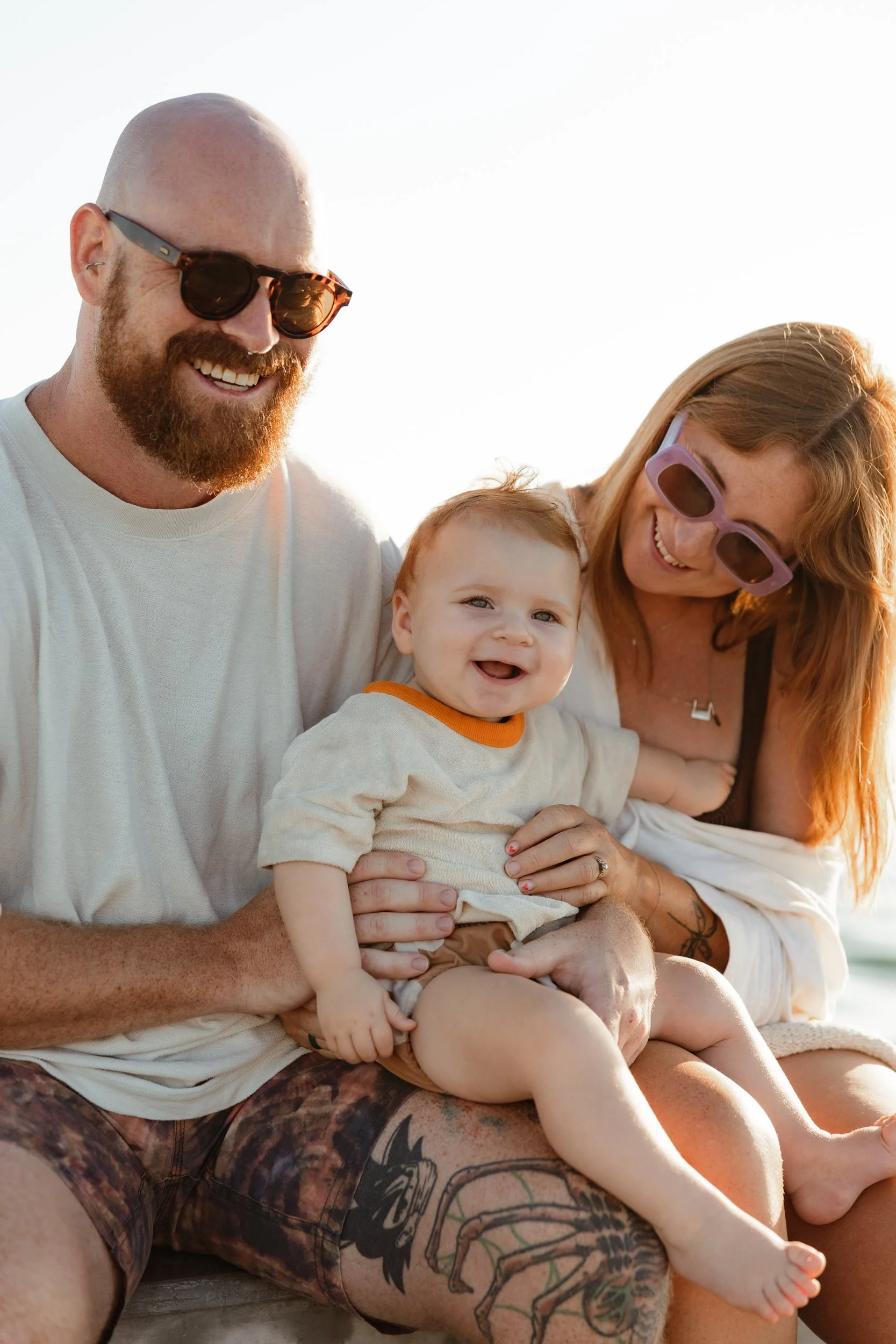Candid family photography at Newcastle Ocean Baths by Daina Marie Photography
