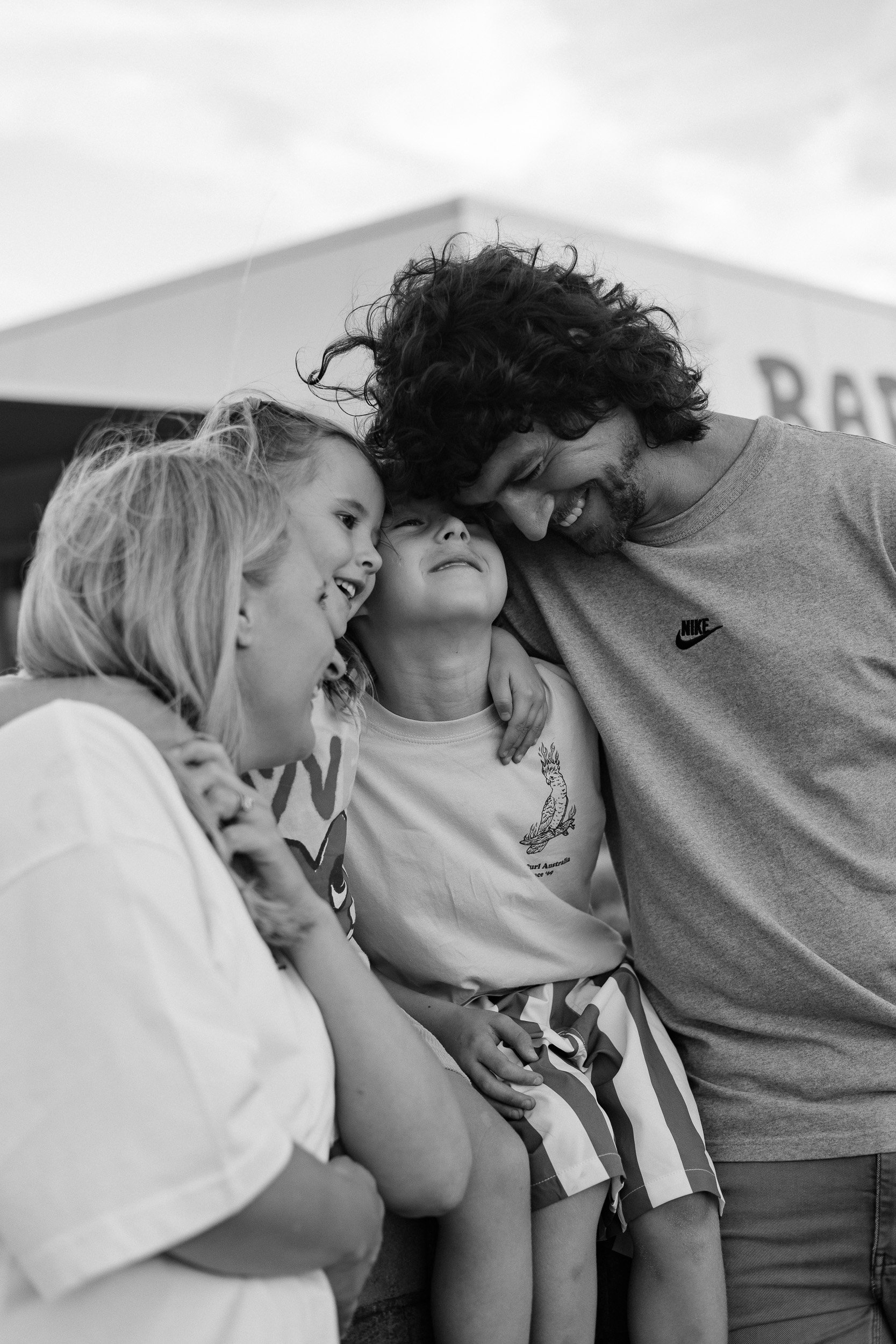 Heartfelt family moments at Merewether Beach Newcastle NSW by Daina Marie Photography