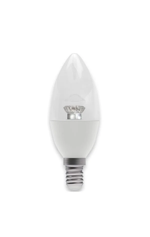 LED Candle SES 2.1W=25W 827 Crown Clear Dimmable 25K
