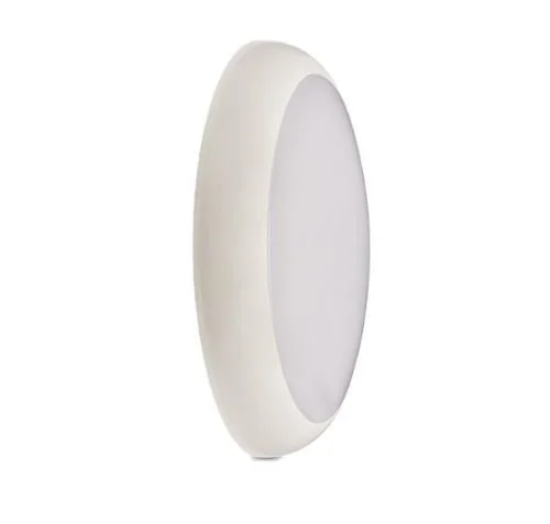 A round, white LED ceiling light fixture.