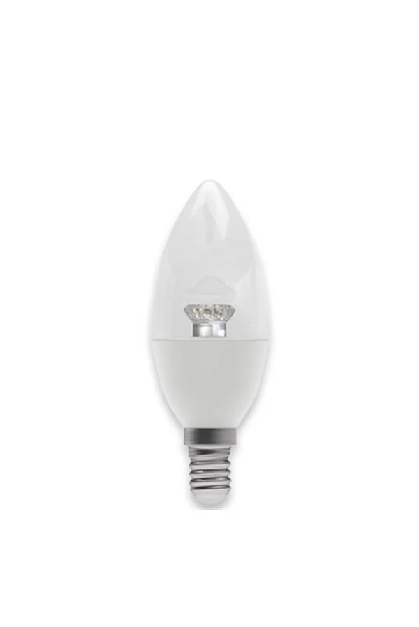 LED Candle SES 2.1W=25W 827 Crown Clear Non Dimming 25K