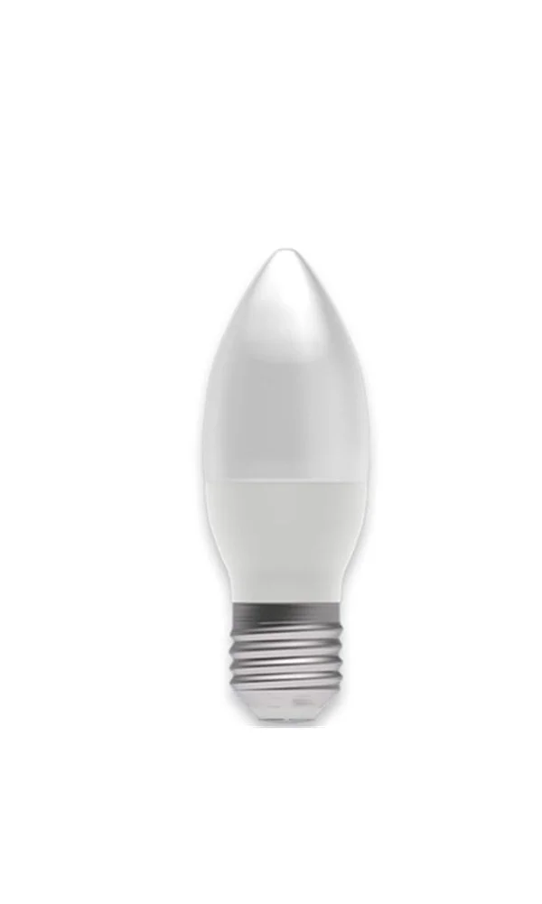LED Candle ES 2.1W=25W 827 Crown Opal Non Dimming 25K