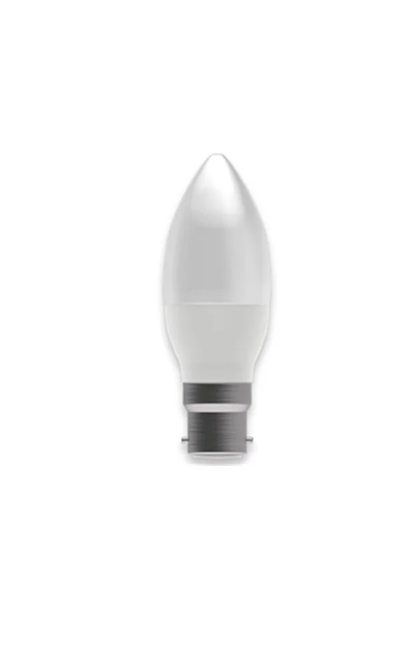 LED Candle BC 2.1W=25W 827 Crown Opal Dimmable 25K