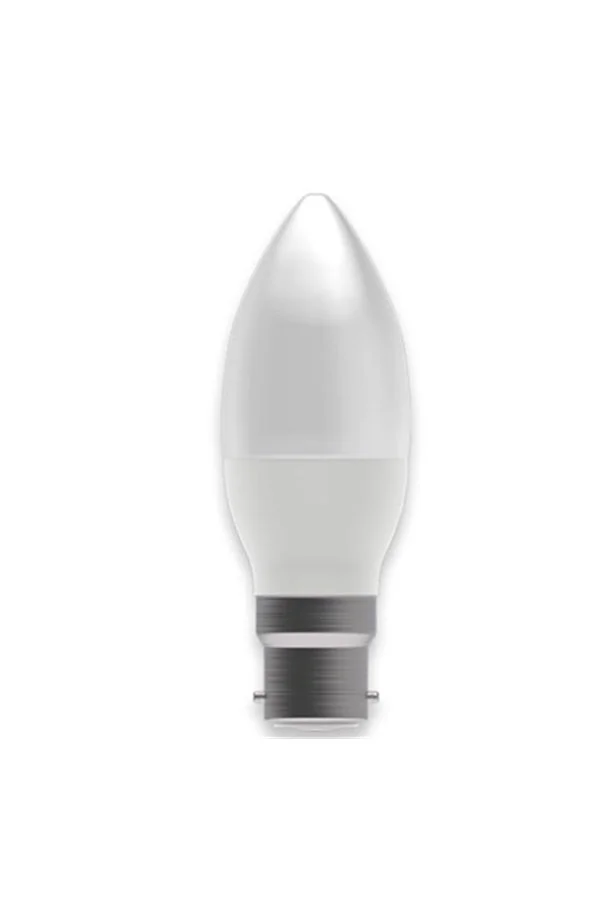LED Candle BC 2.1W=25W 827 Crown Opal Non Dimming 25K