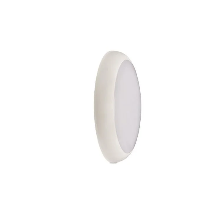 Aqua Connect Bulkhead  9 - 12 - 16W CCT Wattage & Colour Selectable IP65 White Surround