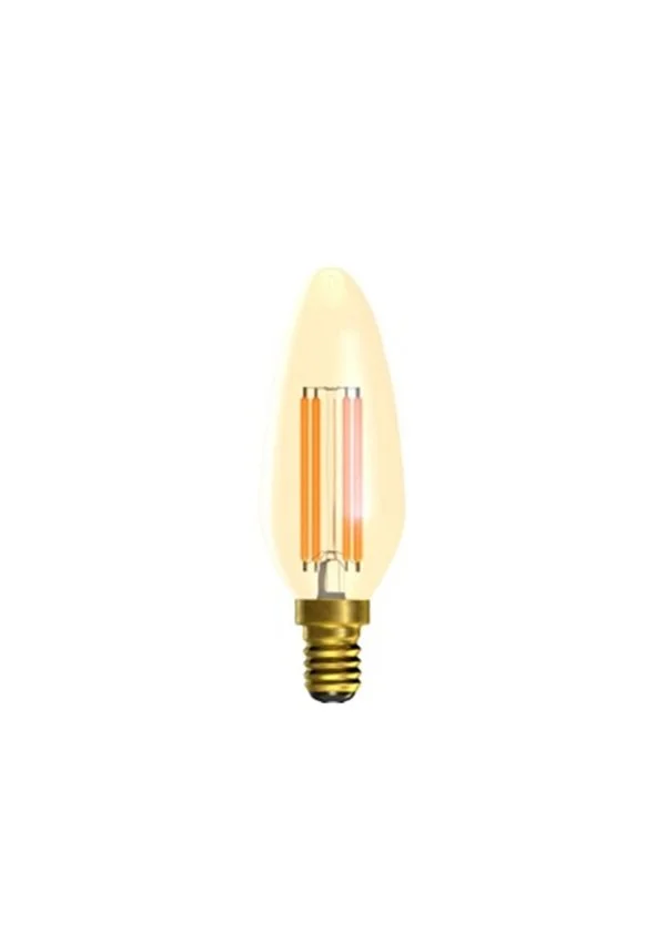 LED Candle SES 3.3W=25W 822 Gold Filament Dimmable 15K