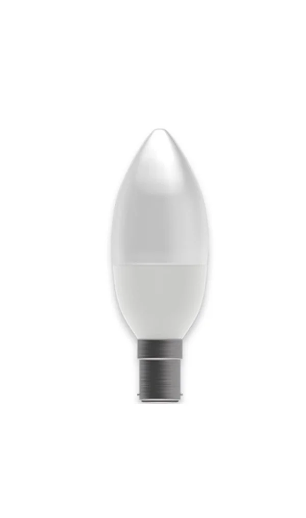 LED Candle SBC 2.1W=25W 827 Crown Opal Non Dimming 25K