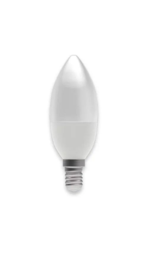 LED Candle SES 2.1W=25W 827 Crown Opal Non Dimming 25K