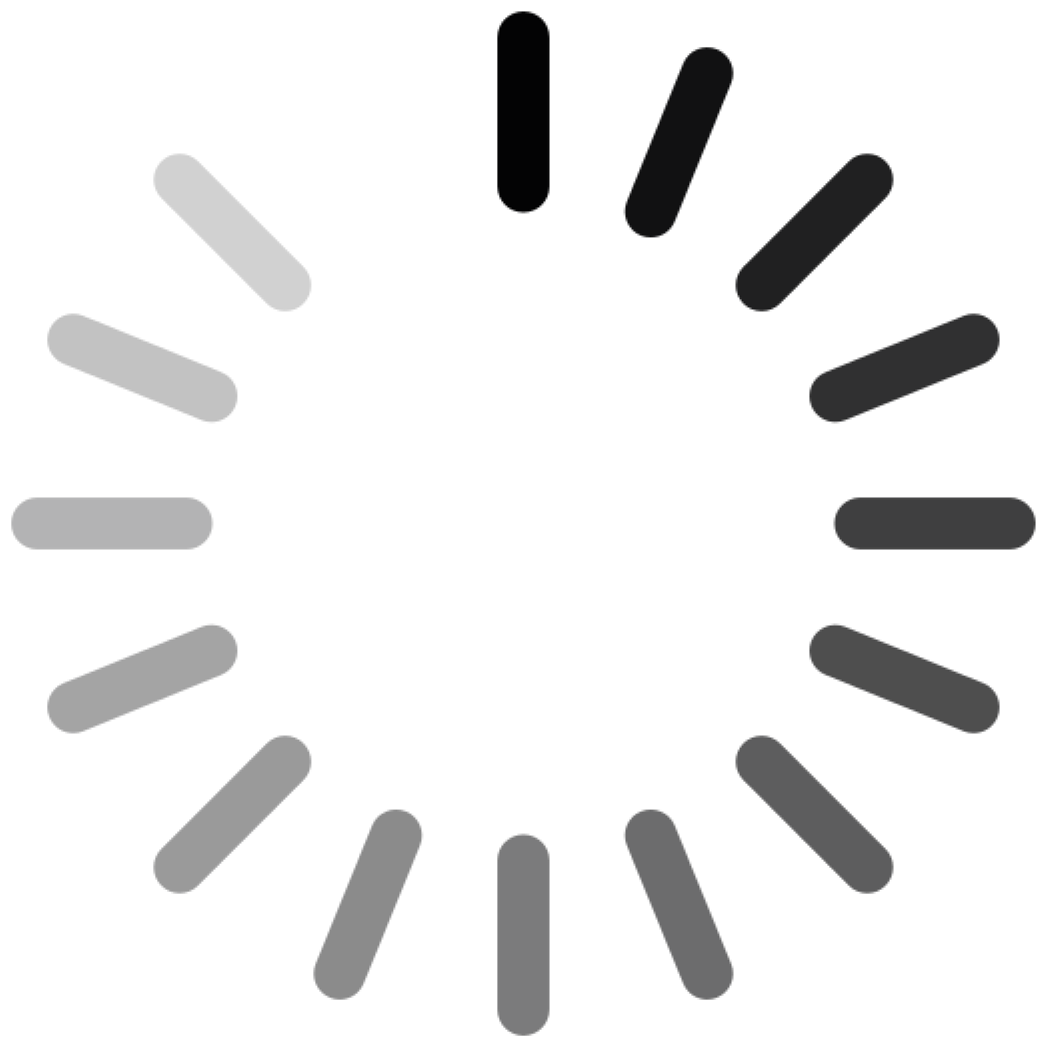 Ladeanimation mit kreisförmigen Linien in Schwarz.