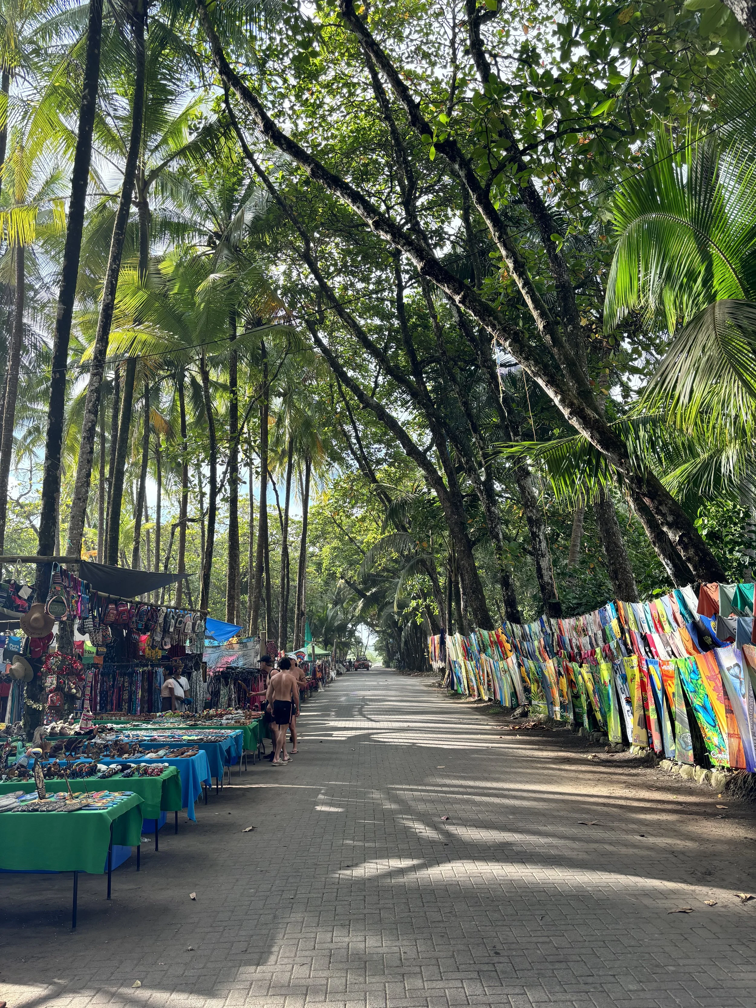 Tropical outdoor market at Playa Dominical in Costa Rica. Costa Rica travel guide. Travel tips for Costa Rica. Where to go in Costa Rica. What to do in Costa Rica. Costa Rica holiday. beaches in Costa Rica.