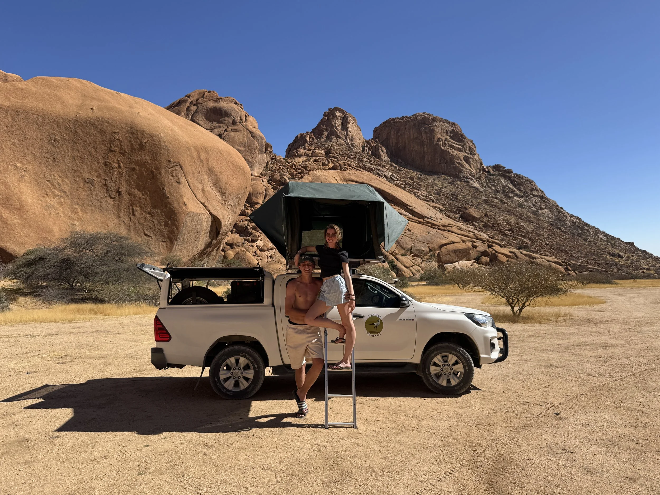Camping with a 4x4 with rooftop tent in Namibia, tips on renting the perfect vehicle.