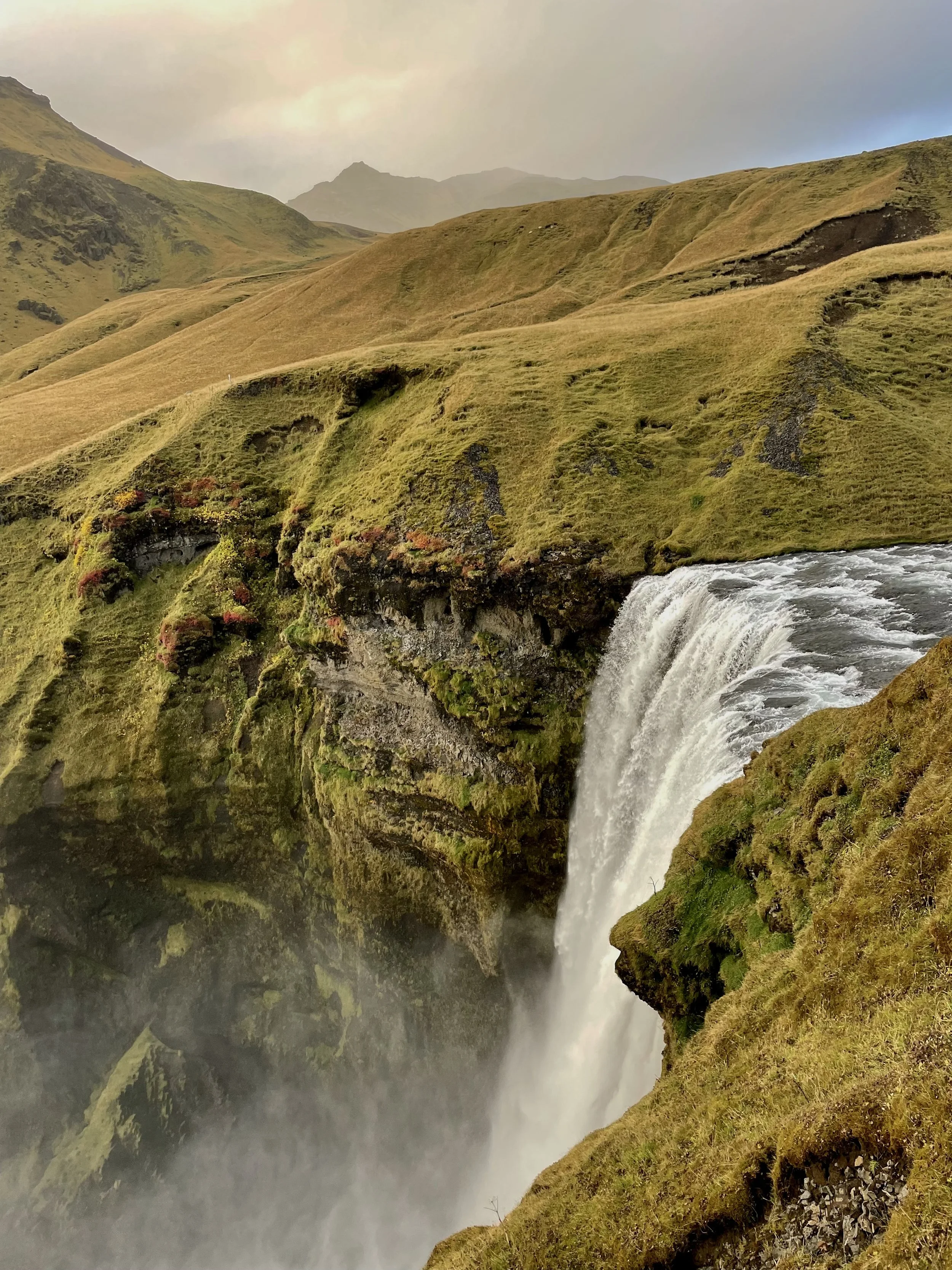 Skógafoss waterfall, South Iceland, powerful and photogenic — one of the best things to do in Iceland.