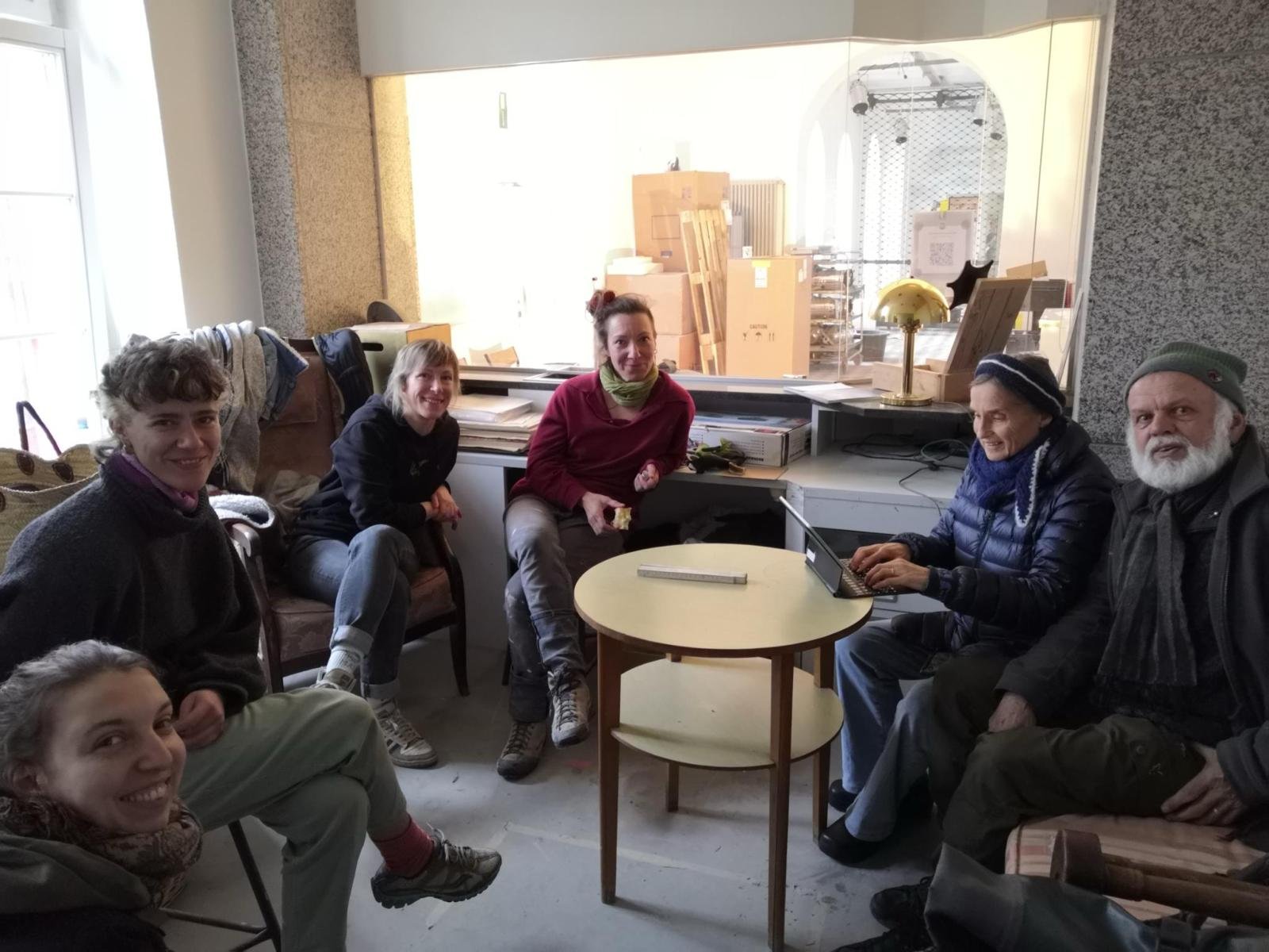 erste pop-up-Lesung im schalter.