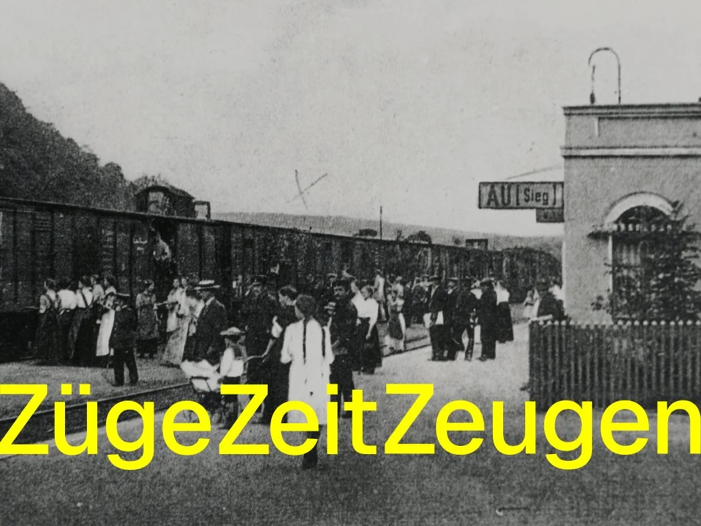 Stationstaufe &amp; Ausstellungseröffnung: "Züge. Zeit. Zeugen”