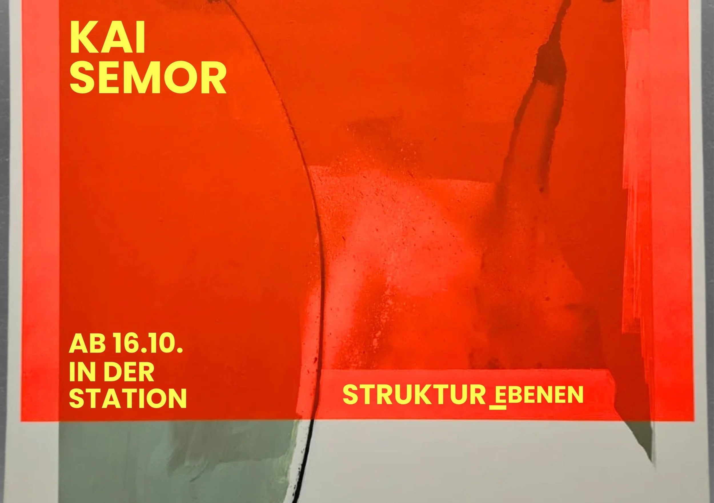 VERNISSAGE &amp; Ausstellung: Kai Semor mit Struktur_Ebenen