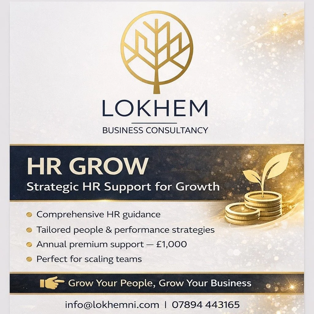 🔹 HR Grow &ndash; Strategic HR Support

Scaling your business? HR Grow provides expert HR guidance, tailored people strategies, and ongoing support to help your team grow with confidence.

✔️ Strategic HR support
✔️ Advanced HR policies
✔️ Perfect f