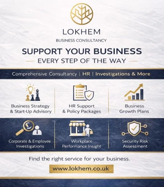 At Lokhem Business Consultancy, we walk with you through every stage of your business journey &mdash; whether you&rsquo;re launching a new venture, strengthening your HR foundation, investigating internal concerns, or planning for strategic growth.

