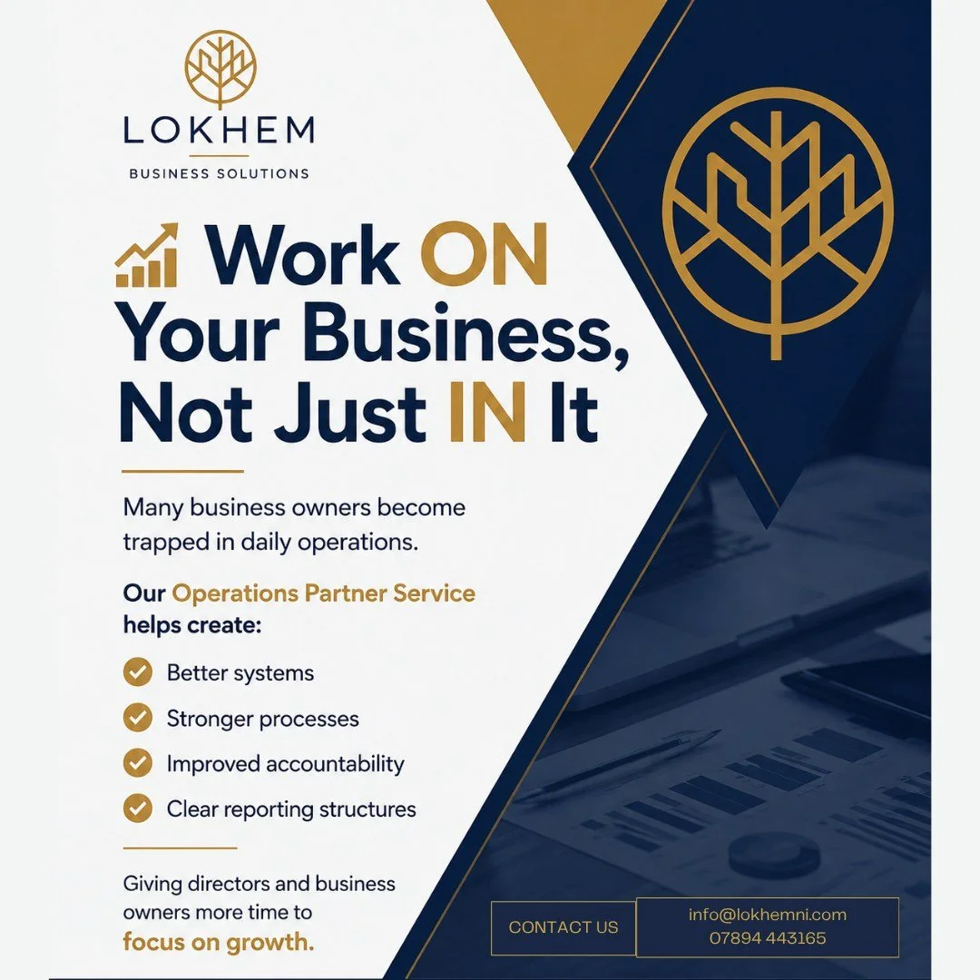 📈 Introducing Lokhem&rsquo;s Operations Partner Service

Work ON your business &mdash; not just IN it.

Running a business means wearing many hats.

From managing people and processes to solving problems and planning for growth, it can be challengin
