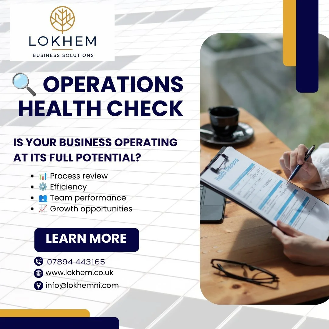 🔍 Is Your Business Operating at Its Best?

Introducing the Lokhem Operations Health Check

Every successful business needs to regularly review, assess and improve the way it operates.

But when you&rsquo;re busy running the day-to-day, it can be dif